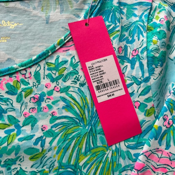 NWT Lilly Pulitzer Marlowe Dress - Sunshine City - Large - Picture 2 of 3